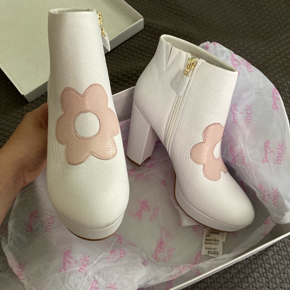 MCLC x Dazey LA real leather platform boots - Picture 4 of 6
